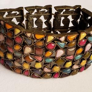 Lia Sophia Kiam Family "Mosaic" Stretch Bracelet